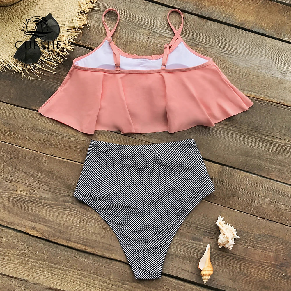 High Waisted Bikini Set