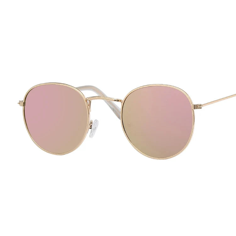 Retro Oval Mirror Sunglasses