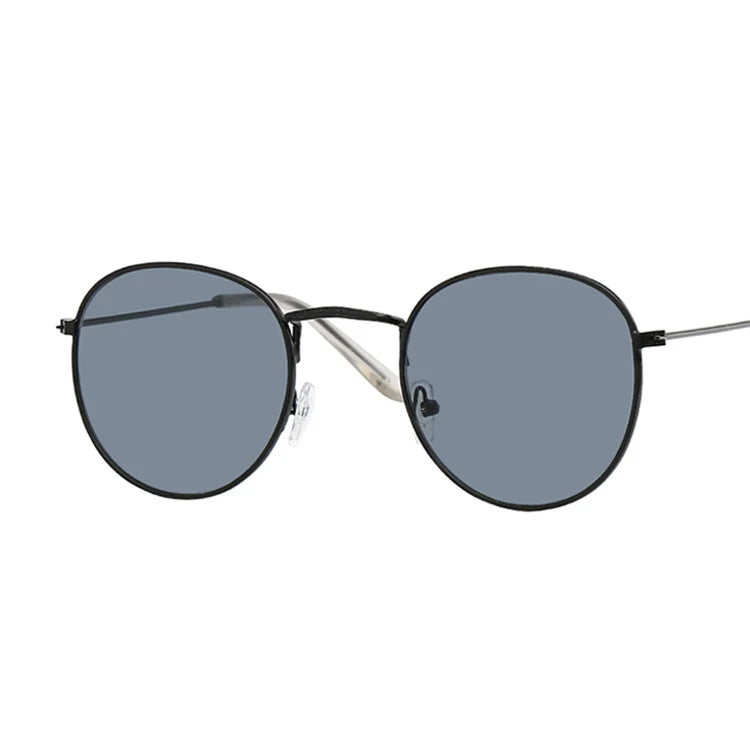 Retro Oval Mirror Sunglasses