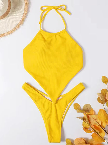 High Neck Bikini Set