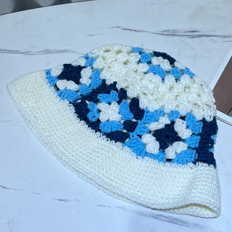 Lattice Handmade Crochet Bucket Hat