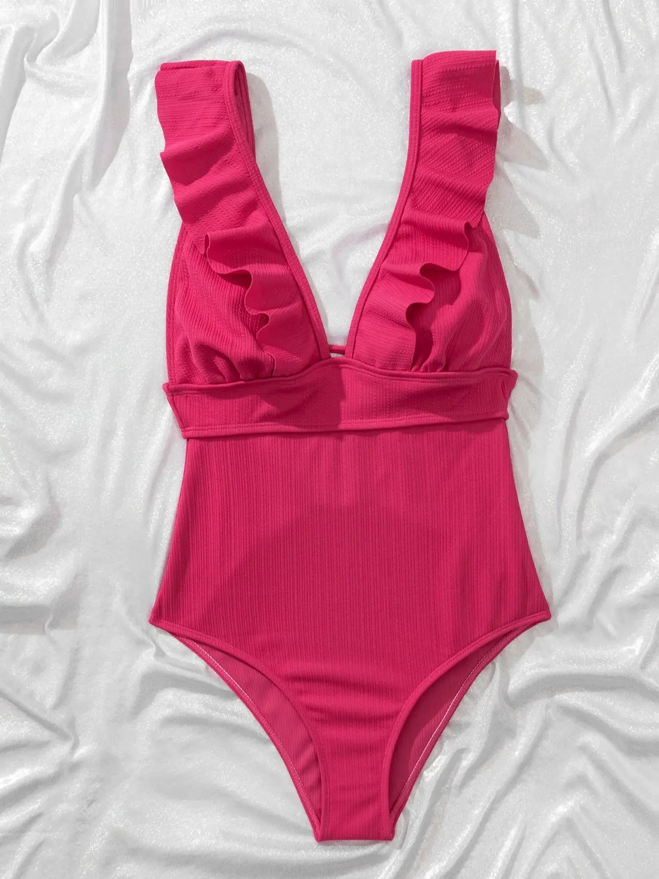 Push Up Cut Out One-piece Swimsuit