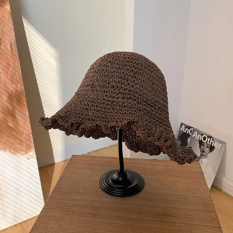 Lattice Handmade Crochet Bucket Hat