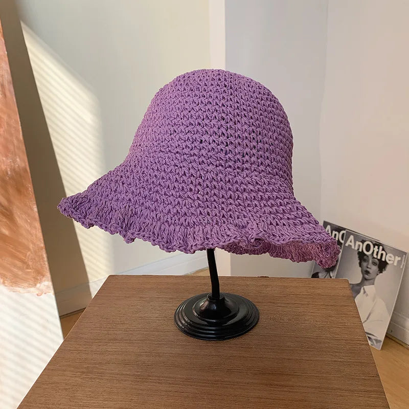 Lattice Handmade Crochet Bucket Hat