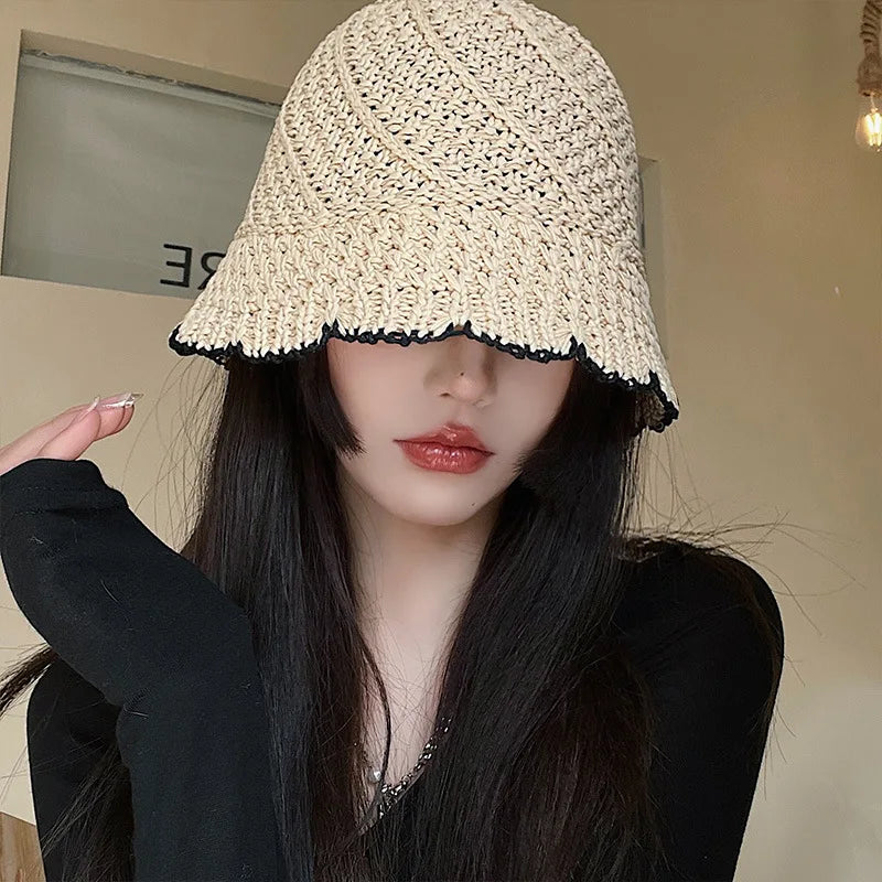 Lattice Handmade Crochet Bucket Hat