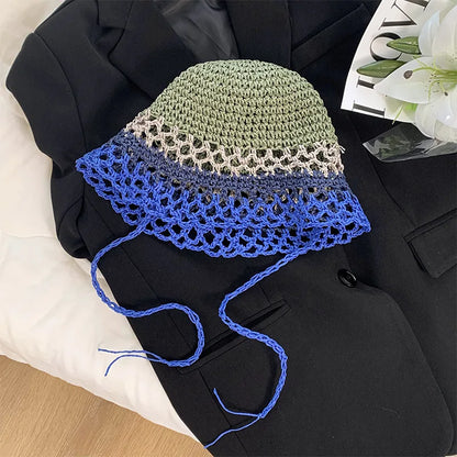 Lattice Handmade Crochet Bucket Hat